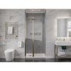 Anzzi Romance 72in x 335in Frameless Swinging Shower Door in Brushed Nickel SD-AZ14-01BN